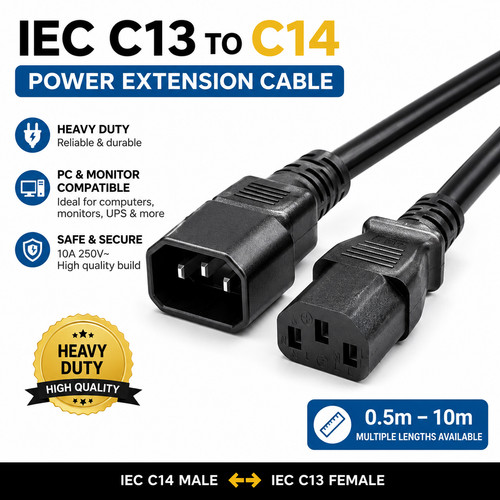 Iec c13 c14 power - iec,