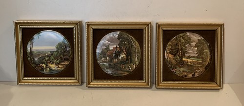Vintage mini framed - plaques, by