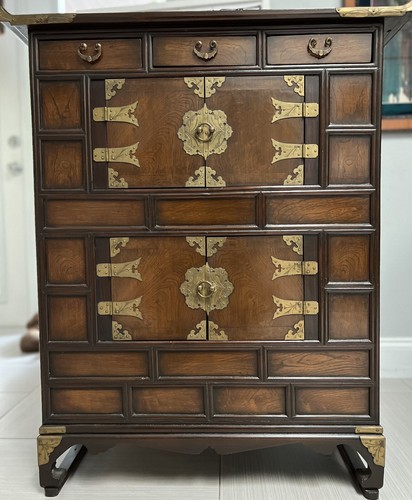 Vintage oriental side table - side, table/