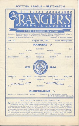 Rangers dunfermline - rangers, v
