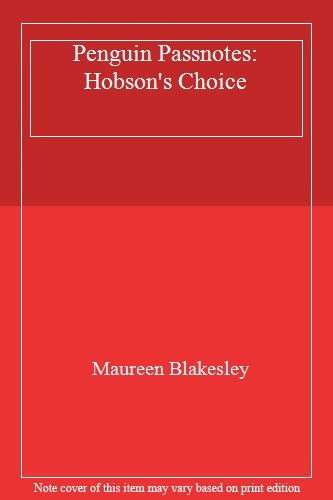 Harold brighouse hobson s - brighouse's, "hobson's