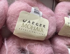 Jaeger Vintage 56% Mohair Pink DK 15x25g Knitting Wool/Yarn