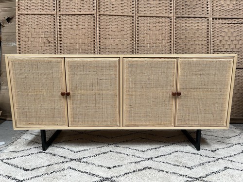 Roobba rattan sideboard door - rattan, 4