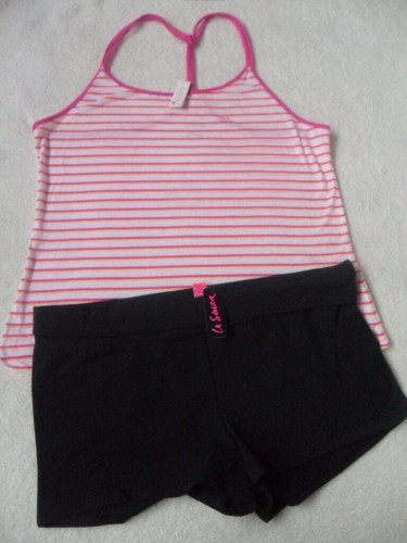 Senza pink mix vest top - top, &