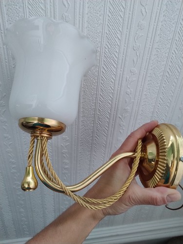 Vintage wall lamp art - art, nouveau
