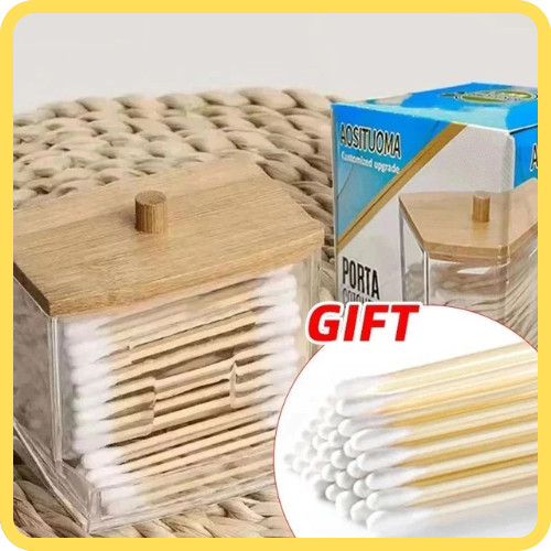 Cotton swab pad holder - "cotton,