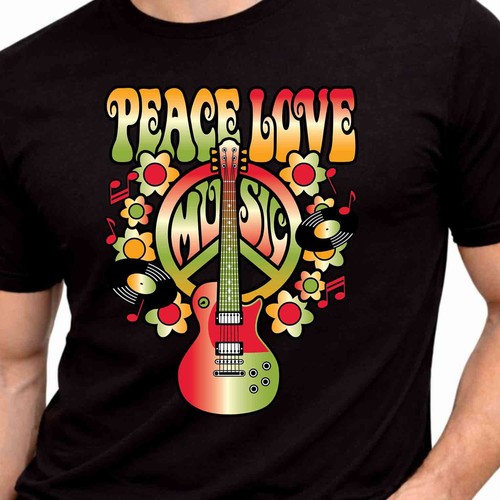 Peace love music shirt - love,