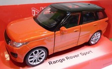 Welly 1:38 2015 Land Rover Range Rover Sport Orange Diecast Model Car Boxed