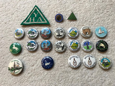 22 Vintage YHA Badges Youth