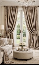 Pure silk curtains - pure, curtains,embroidered
