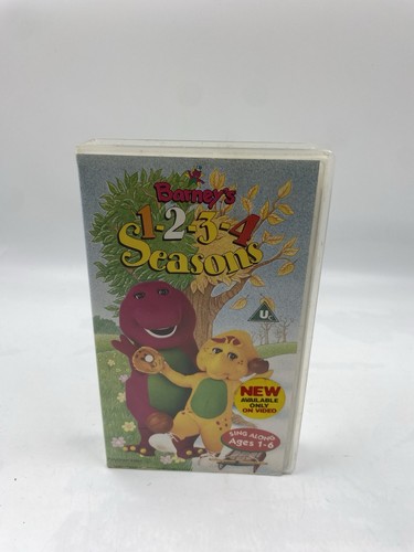 Barney 4 seasons vhs - barney, 1-2-3-4