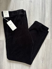 M&S MENS BLACK REGULAR FIT