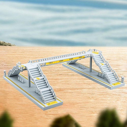 Pedestrian footbridge model - footbridge,