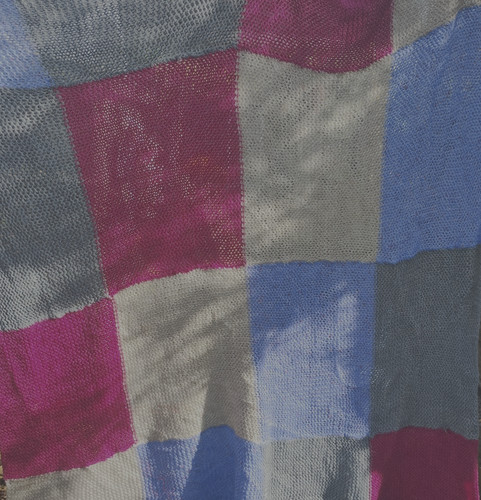 Vintage granny knit blanket - vintage,