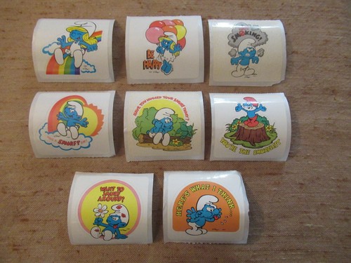 Smurf stickers set 8 - stickers,