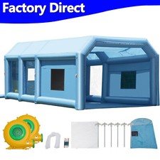 Inflatable Paint Booth 13x10x9ft Spray Tent for Car Parts Furniture Motorcycle