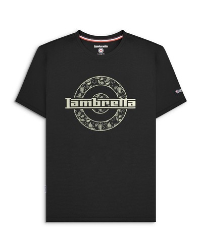 Lambretta mens black - black, paisley