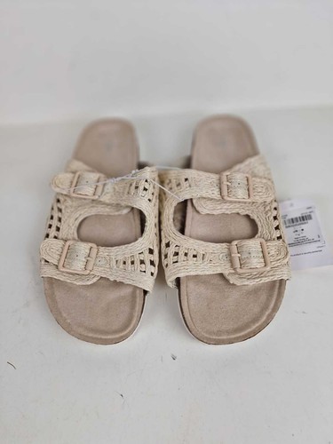 New womens faux hessian - new,