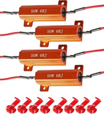 4x LED Indicator Ballast Load Resistor Flash Rate Relay Turn Signal Bulb 50W