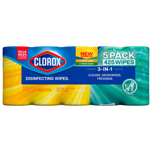 Clorox disinfecting wipes - disinfecting, 5