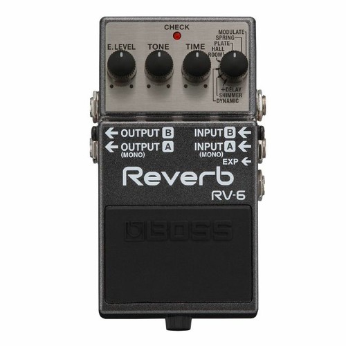 Boss reverb effects pedal - rv-6,