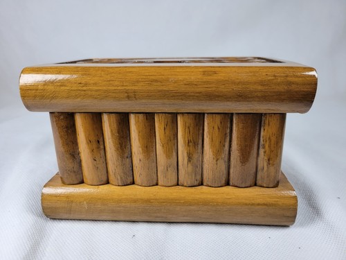 Hand carved wooden box secret - hand,