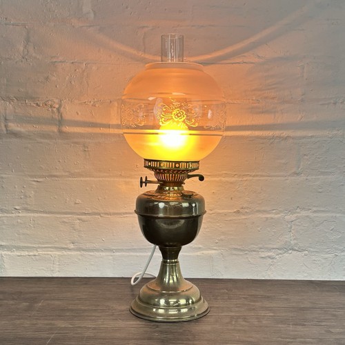 Duplex brass oil lamp - duplex, 2