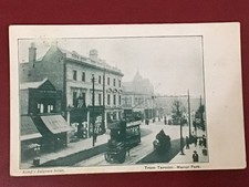 EARLY 1905 POSTCARD - TRAM