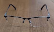 Ted Baker Ladies Glasses Spectacles Semi-Rimless Or half Rim Frame Blue Metal