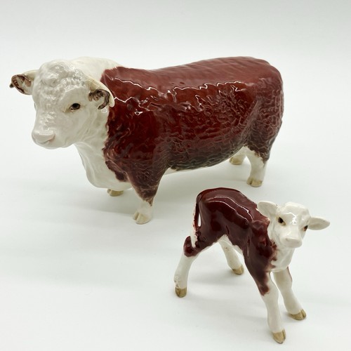 Beswick hereford bull - 1363a, &