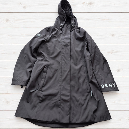 Dkny coat womens medium black - womens,