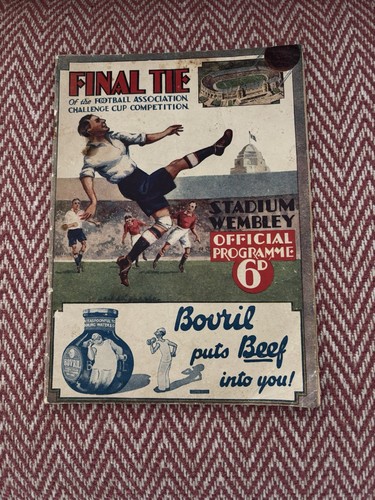 Cup final programme 1932 - fa,