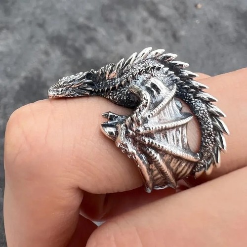 Dragon wing adjustable ring - wing,