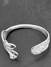 Sterling silver fork detailed