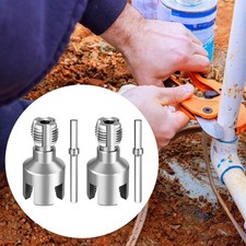 2x PVC Pipe Threaders Easy to