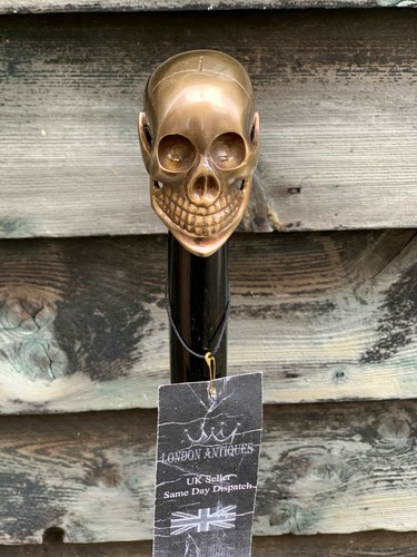 Skull handle black - black, foldable