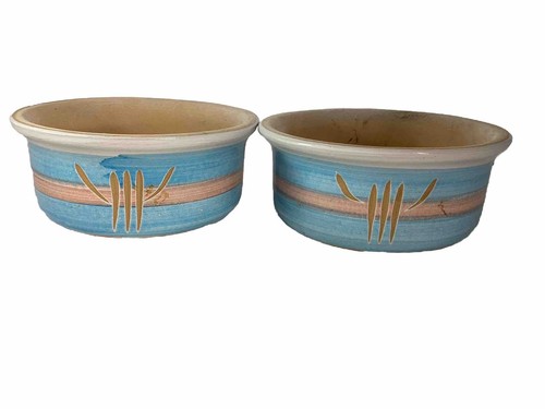 Lees pottery blue - blue, (2)