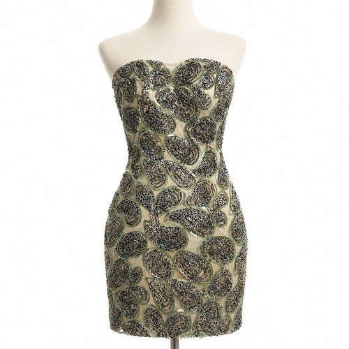 Vtg tony bowls paisley sequin - tony,
