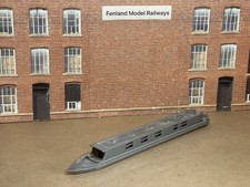 1/76 OO Gauge Model Railway 3d Printed Canal Barge