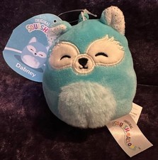 Squishmallows Dabney The Fox 3.5" Clip-On Keychain Plush NEW With Tag