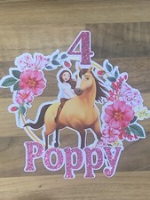 horse cake topper Personalised