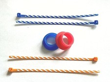 HPI Savage X XL 25 3.5 4.9 5.9  Engine Exhaust Gaskets + Hazard Ties