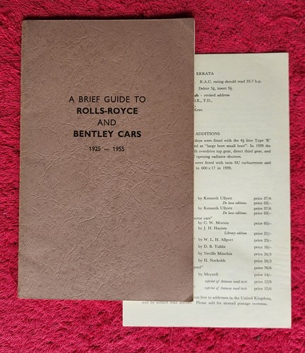 Brief guide rolls - to, rolls-royce