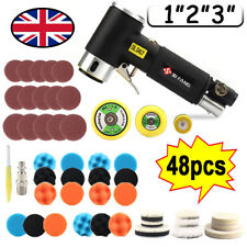 Mini Air Snader Polisher Kit 1"2"3" Dual Action Random Orbital Buffer for Car