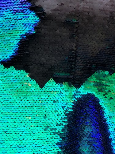 Green black mermaid - green,