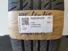 15 INCH TYRE 195/60/15 SAFERICH PART WORN