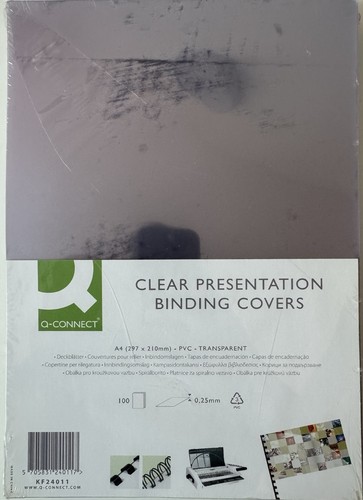 Connect clear pvc binding - pvc,