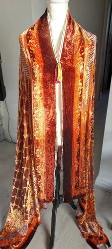 Velvet devore coverup wrap - velvet,