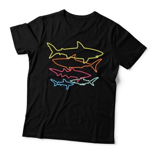 Retro 80s shark - shark,