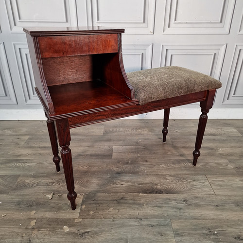 Vintage telephone seat table - vintage,